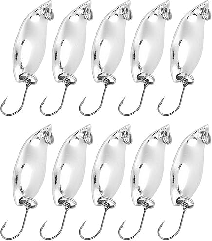 Amazon.co.jp: 24個セット トラウト スプーン カラー ルアー マス